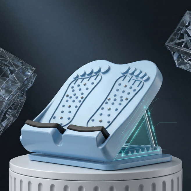 씨티엔 종아리 스트레칭 보드 햄스트링 릴렉서 발목 지압 올인원, 블루