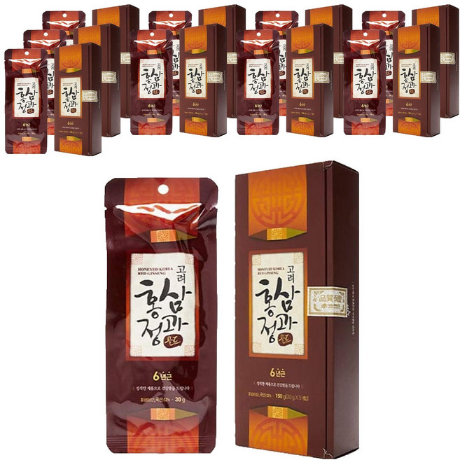 대동고려삼 고려홍삼정과 골드 세트, 30g, 10개