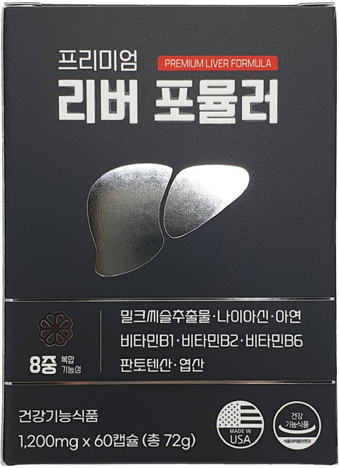 프리미엄 리버케어 포뮬러, 1개, 60정