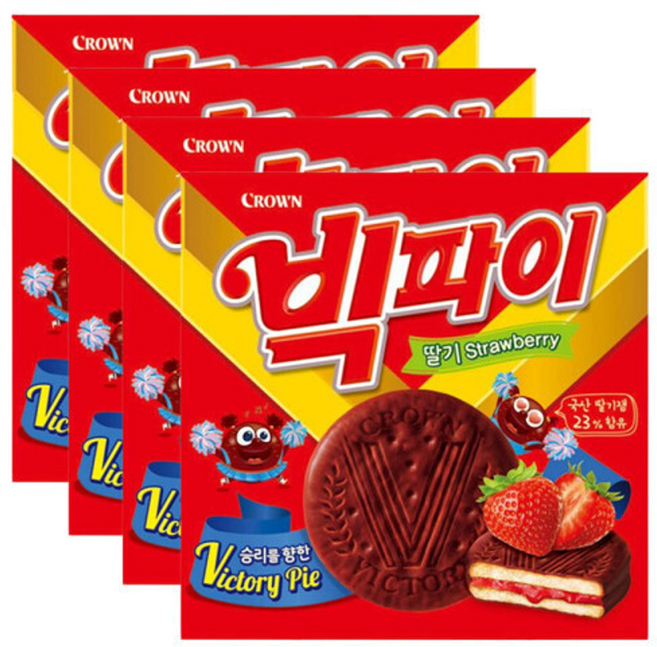 빅파이 딸기, 4개, 324g