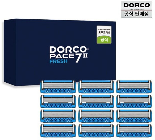 [도루코] 페이스7II프레쉬 12입 면도날세트