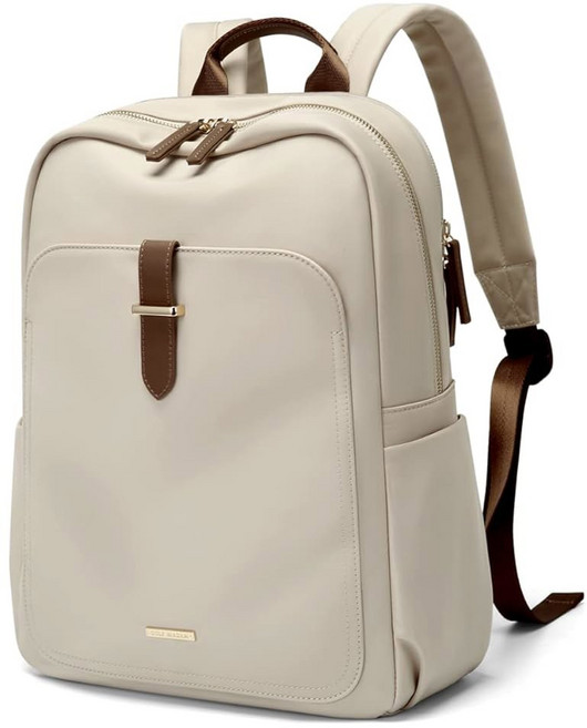 골프 수파그스 여성용 노트북 백팩 16인치 살구 i#e#s: 지갑 ^^ 16인치 노트북에 맞는 ^^ 캐주얼 데이팩 ^^ 직장 여행 대학 책가방 ^^ 패션 컴퓨터 가방 :i#e#s