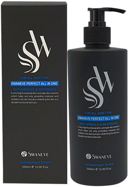스와니브 퍼펙트 올인원 남성 스킨로션 에센스, 500ml, 1개