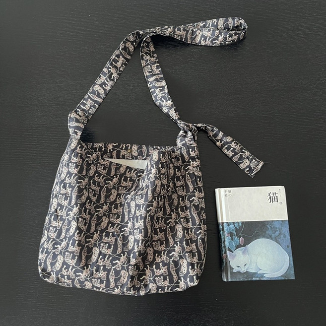 미니 크로스 면가방 여행용 데일리 천가방 에코백