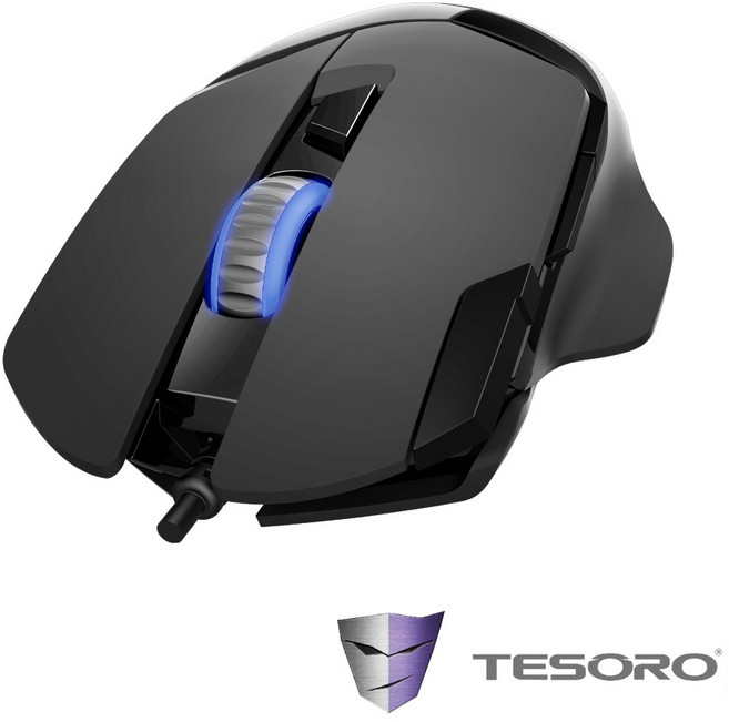TESORO 鐵修羅 Ascalon RGB H7L 電競光學滑鼠, Ascalon RGB  H7L 黑色, 黑色