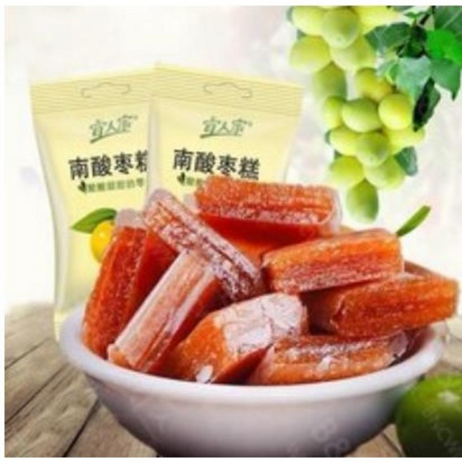 SAMARA 중국 멧대추간식 멧대추떡 500g, 1개