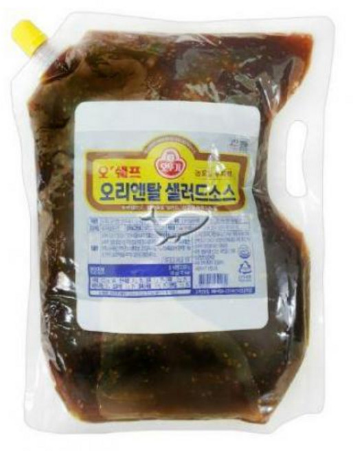 오리엔탈샐러드소스 오뚜기 2kg, 1개
