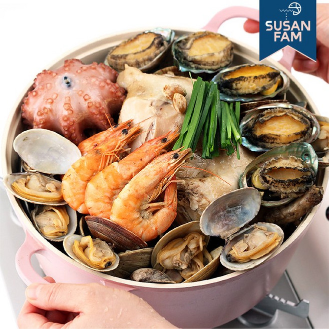 산지직송 끓여먹는 해신탕 밀키트 4인분 몸보신 보양식 삼계탕 복날, 1개