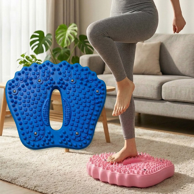 온픽커머스 지압 저소음 에어 스텝퍼 가정용 다이어트, 블루