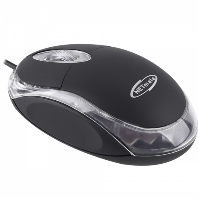 NETmate NM-MS01 USB 유선 마우스, 본상품, 블랙, 유선마우스