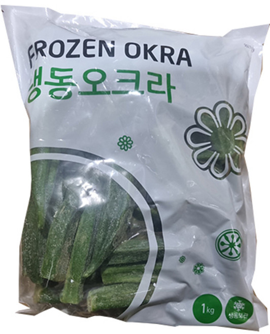 냉동 오크라 1kg 대용량 레이디스핑거 오쿠라, 1개