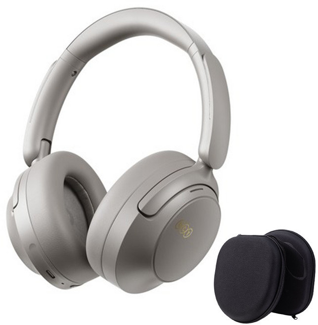 QCY H3S 무선 블루투스 헤드폰 + 이어폰 파우치*1, 스카이 그레이
