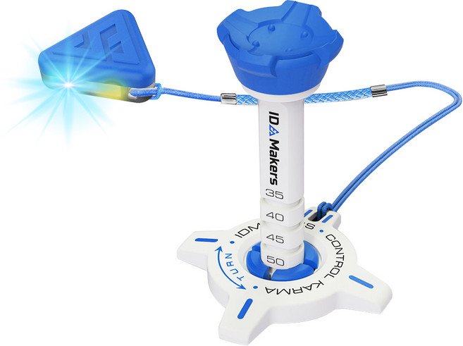 LED골프티 분실방지 티높이조절 컨트롤 카르마 골프티꽂이, 블루, 1개