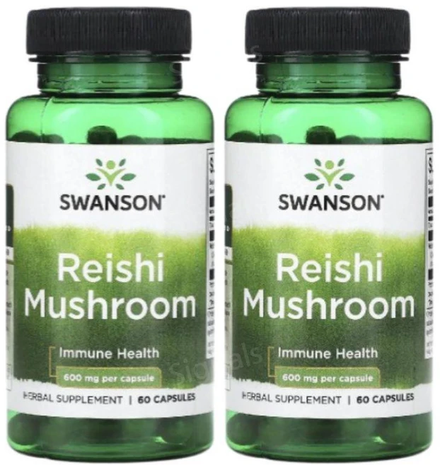스완슨 영지버섯 600mg 캡슐 60 정, 2개, 60정 - 쿠팡