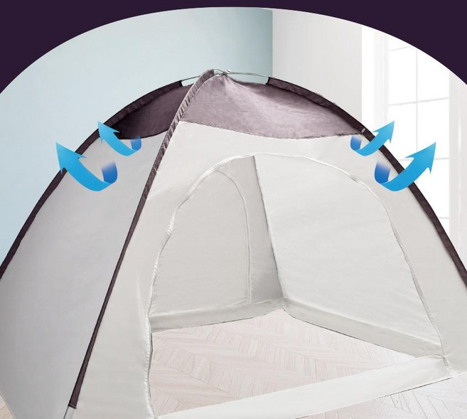 1초설치 원터치 난방 방한 텐트 원룸 자취방 어린이방 외풍차단 1~2인용