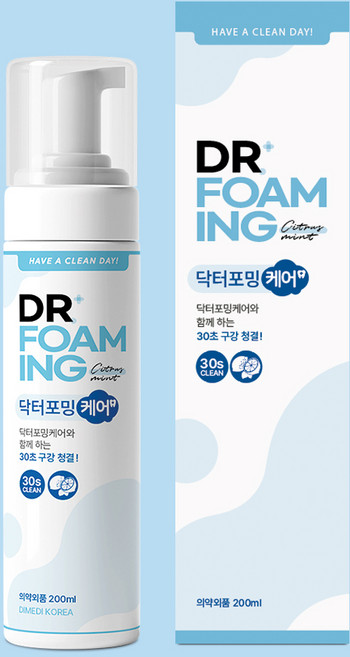 틀니세정 구강장치 전용 닥터포밍케어 치약, 200ml, 1개