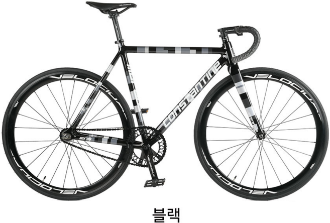 콘스탄틴 드래그 초등학생 중학생 픽시 픽시자전거, 1개, 51cm, 블랙