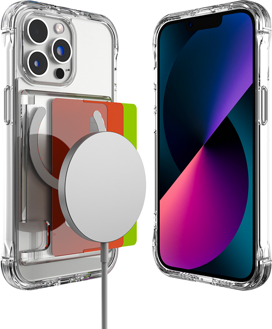 니케 올인원 아이폰 맥세이프 카드 지갑 수납 케이스 클리어 투명