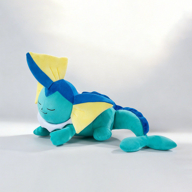 水伊布毛絨公仔 寶可夢系列玩偶, 趴款水伊布  120cm  2.4kg, 1個, 120cm