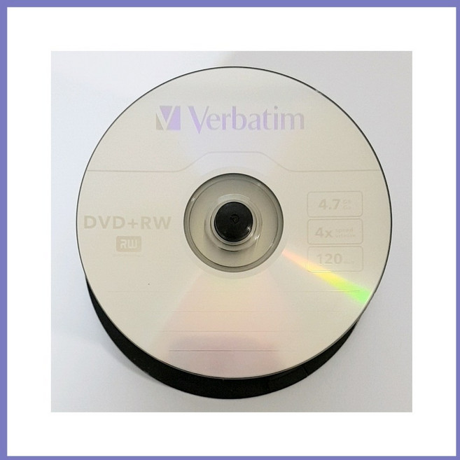 일본 브랜드 DVD-RW DVD+RW 2배속 4배속 10장 소분 판매, 리코 DVD+RW 논프린터블 4배속 10장 소분, 1개