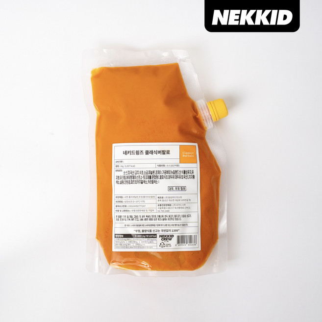 버팔로윙 소스 1kg (네키드윙즈), 1개