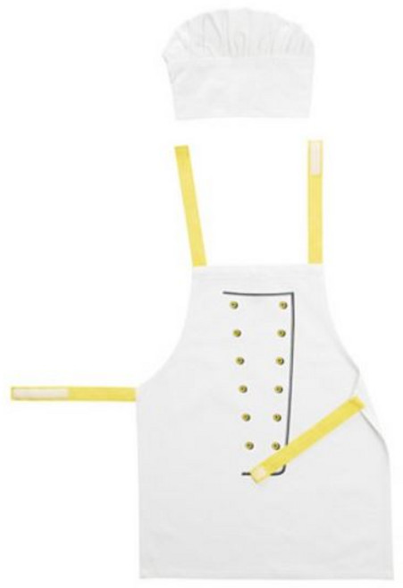 이케아 아동용 TOPPKLOCKA 앞치마 + 요리사모자 세트 803.008.15