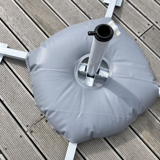 파라솔 받침대 고정 물주머니 모래주머니 물통 거치대 캠핑 워터튜브 바람막이 이케아 삼쇠, 1개