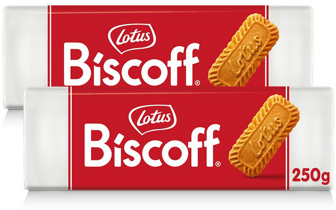 로투스 비스코프 비스킷 일괄포장, 250g, 2개