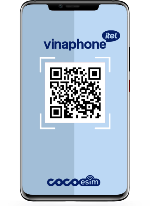 코코 베트남 eSIM 10분안에 문자 이메일 즉시발송, 1개, 3일, 고속무제한