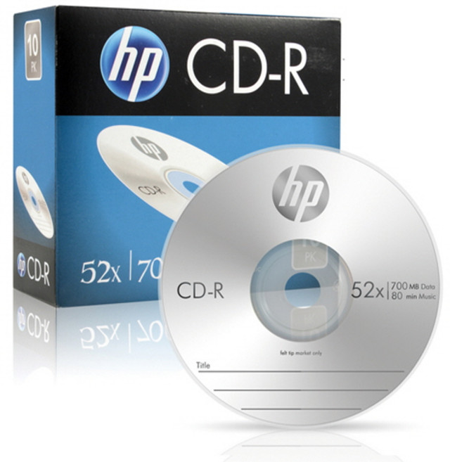 HP CD-R 10P HP, 단품, 1개