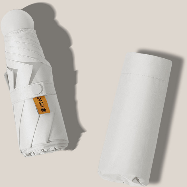 초경량 UV 자외선 차단 99.9% 암막 우산 튼튼한 5단 접이식 우산 양산 간편한 미니 양우산 UPF50+