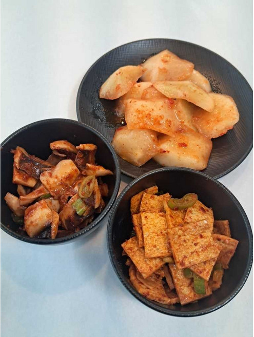 충무김밥 반찬세트 2인분(오징어 어묵 석박지), 1개, 480g