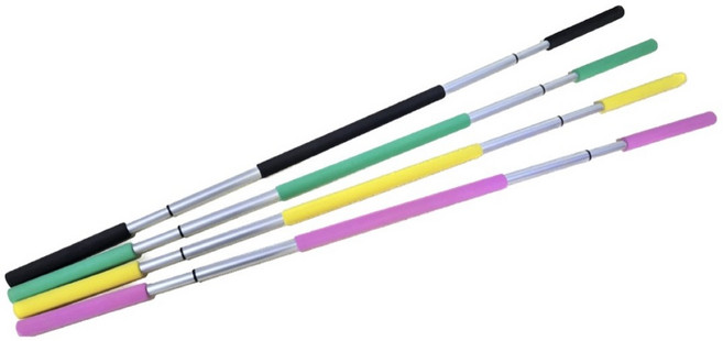 스트레칭봉 필라테스봉 홈짐 보헬스장 목운동 요가봉 스트레칭바 봉길이조절, 1개, 검정