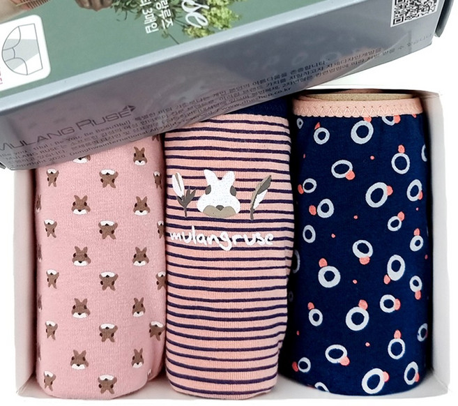 JS마켓 위생 팬티 학생 성인 주니어 빅사이즈 생리 여성 방수 면 맥시 누디