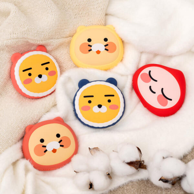 아트박스/카카오프렌즈 카카오프렌즈 얼굴형 손난로 보조배터리5000mAh C타입, 손난로 보조배터리_빨간 망토 어피치