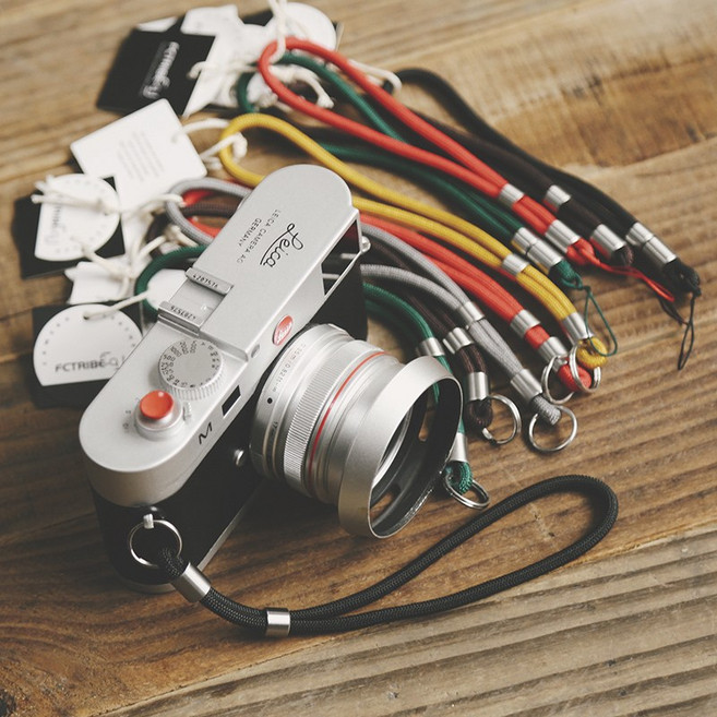 FCTRIBE-9 핸드메이드 카메라 손목스트랩, FCTRIBE-9 고리형 레드, 1개