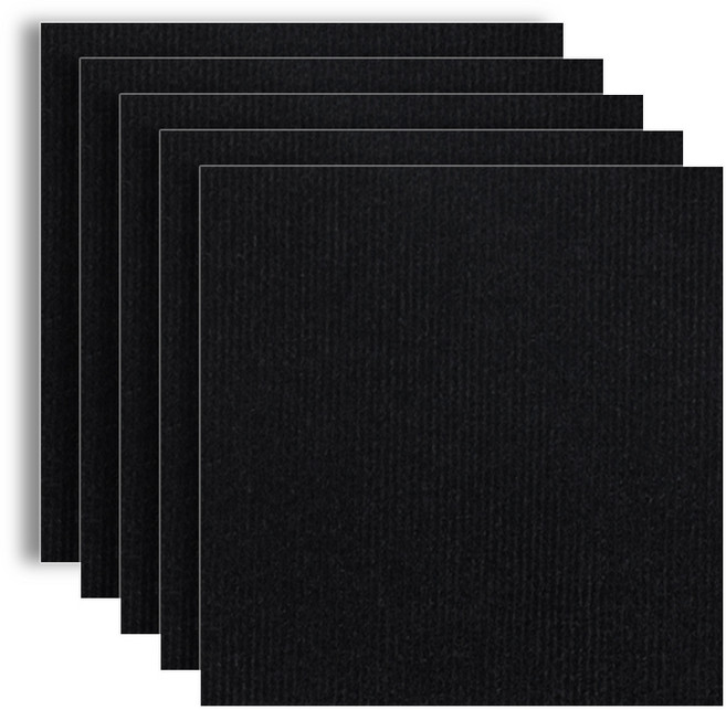 에이제이큐 [정품] 대형 흡착식 논슬립 미끄럼방지 카페트 바닥 조각매트, 10개, 블랙