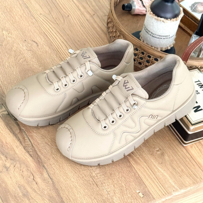 소울리 발편한 쿠션 여성 운동화 푹신한 여자 스니커즈 4cm