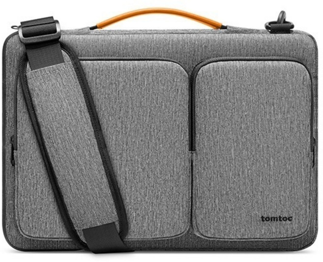 (탐탁) 노트북 파우치 A42 디펜더 랩탑 브리프케이스 40.6cm (그레이) 16형, 1개, 그레이