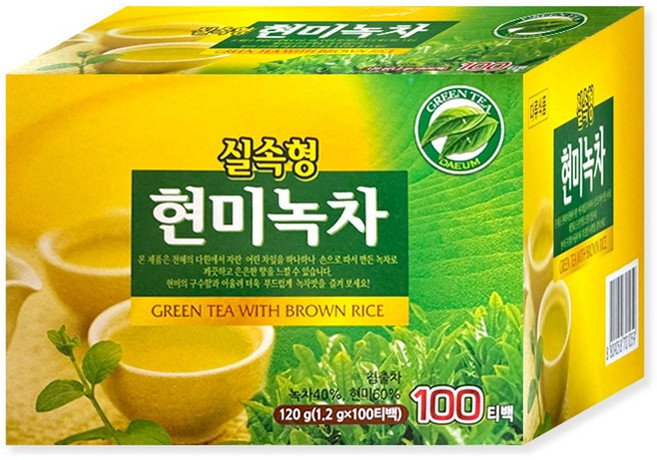 다음 현미녹차 100티백