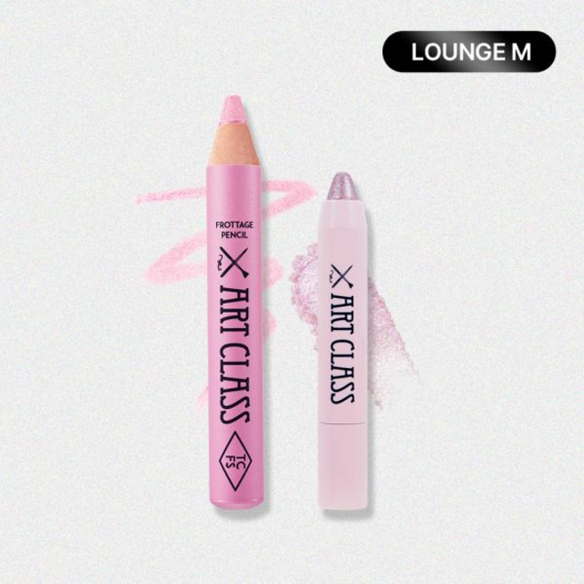 투쿨포스쿨 라운지전용2EA 아이글리츠 프로타주 펜슬 교차 샤프너 463940, 2호 피치 스파클링, 17호 타로 쉬폰