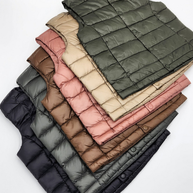 초특가 유치원 놀이방 가볍고 따뜻한 프리미엄 오리털 패딩 조끼 키즈 유아