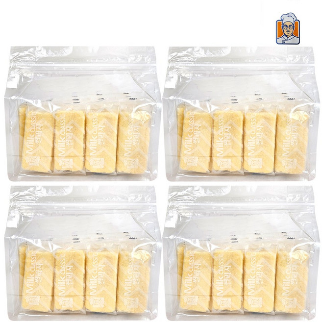 밀크 클래식 쌀과자 우유맛, 10g, 100개