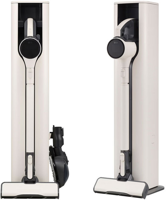 LG 공식판매점 코드제로 AI 오브제컬렉션 A9 올인원타워 무선청소기 AI927WA 카밍베이지 320W