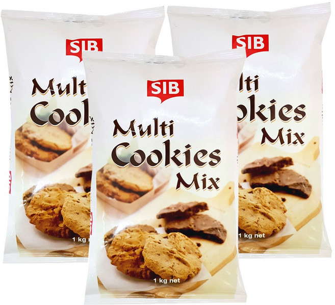 쿡앤베이크 멀티쿠키믹스, 1kg, 3개