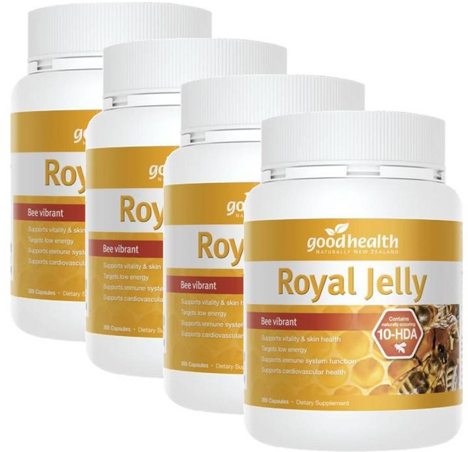 굿헬스 로열젤리 600mg 캡슐 Good Health Royal Jelly, 4개, 365정