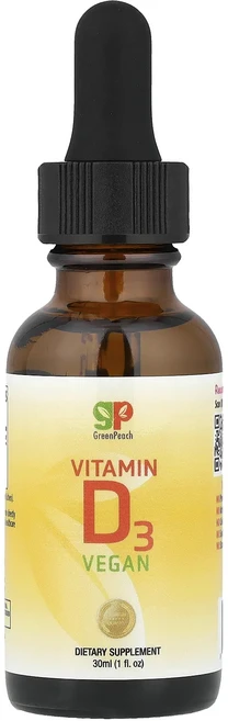 GreenPeach 비건 비타민D3 30ml(1fl oz), GreenPeach비건비타민D330ml1floz, 1개 - 쿠팡
