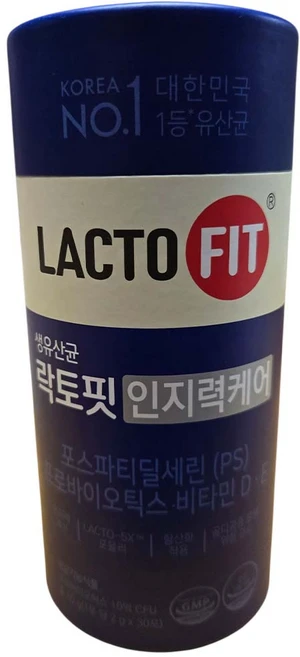종근당건강 락토핏 인지력 케어 30p, 60g, 1개 - 쿠팡