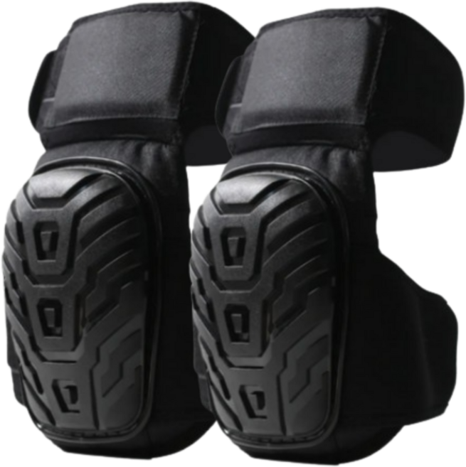 힘쏘 작업용 무릎보호대 현장 건설 산업용 무릎쿠션, 블랙, 2개