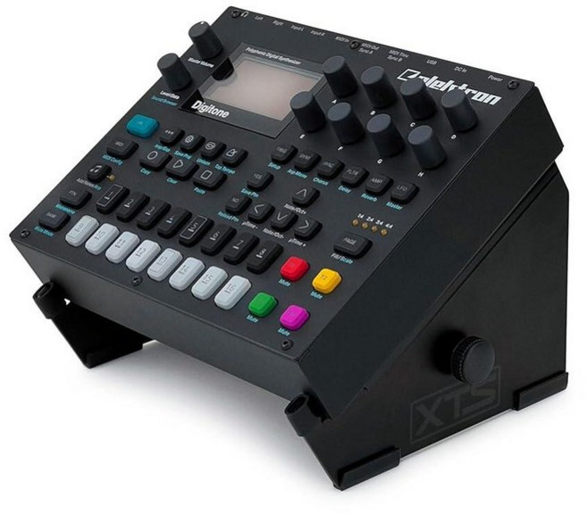 ANALOG CASES XTS 데스크탑 스탠드 대형 26.9cm(10.6인치) - 47cm(18.5인치) 사이즈 샘플러 / 신디사이저 MIDI 컨트롤러 드럼 머신용 Aka, 1개